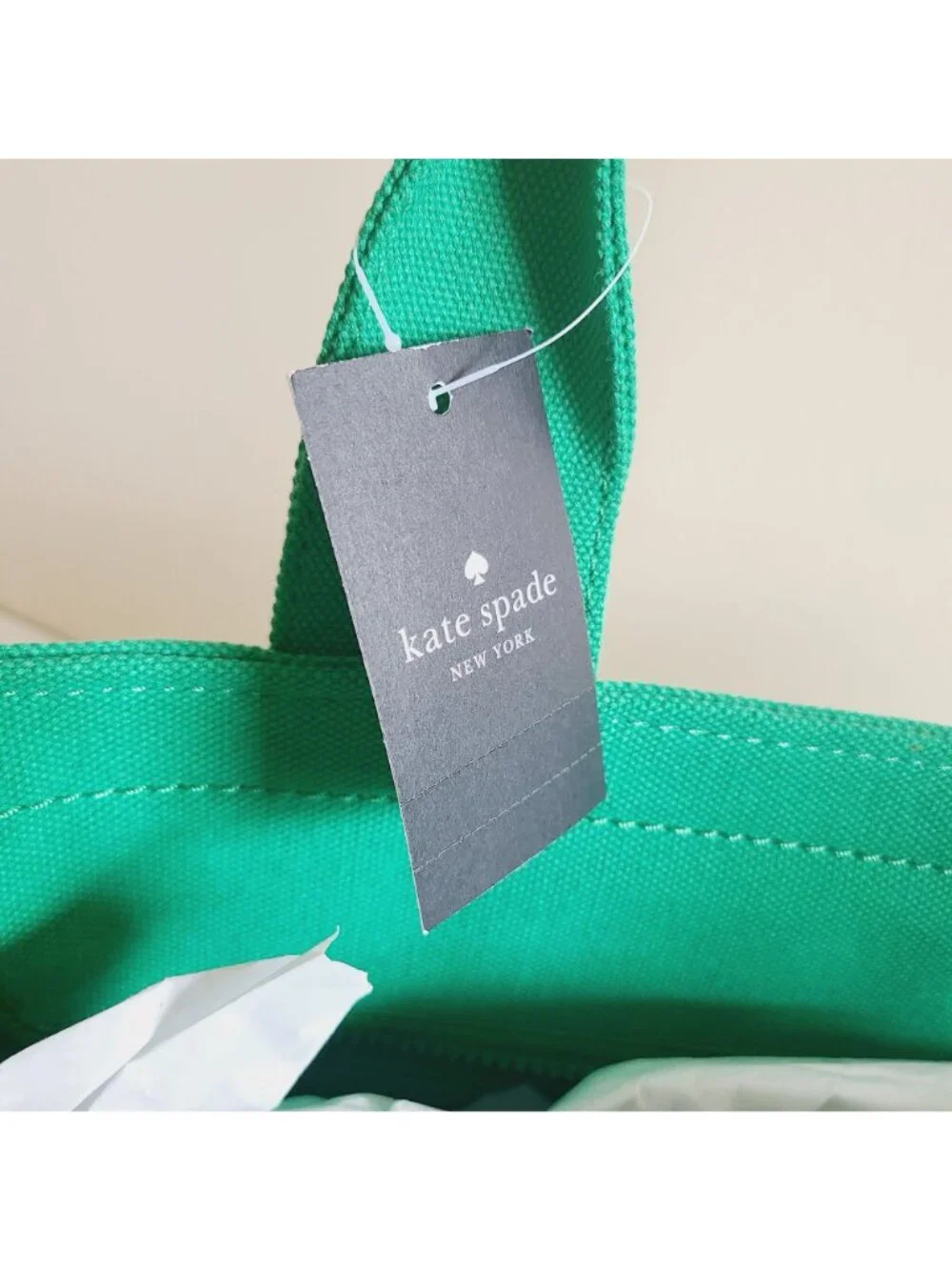 Kate Spade Jett Canvas LARGE Tote in Green Bean Multi #KB695 NWT